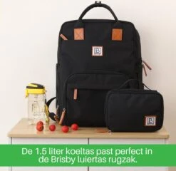 Brisby 4 Laags Geïsoleerde Koeltas - Lunchtas 1.5 Liter - Zwart -Buiten Kamperen 1200x1167 5