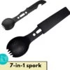 Lynnz® Spork 7 In 1 - Camping Bestek - Campingbestek - Campingservies - Reisbestek - Bestek To Go - Jachtmes - Rambomes