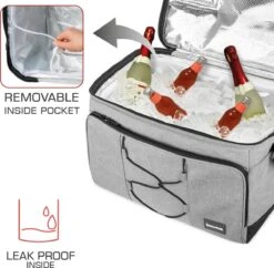 Bomoe Opvouwbare Koeltas IceBreezer KT43 - Koelbox Voor Onderweg - 43x32x28 Cm - 45 Liter - Picknicktas Perfect Voor Barbecues Of Festivals -Buiten Kamperen 1200x1176 10