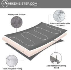 Meisterhome® Mummy Slaapzak - Kamperen - Antraciet - Ca. 220 X 75 Cm - Incl. Draagtas 7 Meisterhome® Mummy Slaapzak - Kamperen - Antraciet - Ca. 220 X 75 Cm - Incl. Draagtas -Buiten Kamperen 1200x1176 5