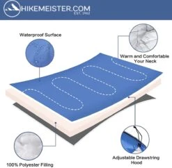 HikeMeister ® Mummy Slaapzak Kamperen Blauw Ca. 220 X 75 Cm Met Draagtas 7 HikeMeister ® Mummy Slaapzak Kamperen Blauw Ca. 220 X 75 Cm Met Draagtas -Buiten Kamperen 1200x1177 1