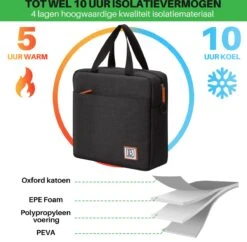 Brisby 4 Laags Geïsoleerde Koeltas - Lunchtas 7 Liter - Zwart 14 Brisby 4 Laags Geïsoleerde Koeltas - Lunchtas 7 Liter - Zwart -Buiten Kamperen 1200x1178 22