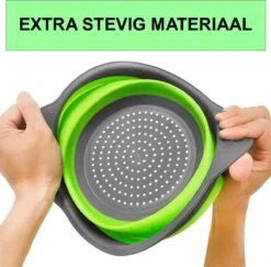 Merkloos Inklapbare Vergiet - Opvouwbaar - Groot - Blauw - Siliconen 10 Merkloos Inklapbare Vergiet - Opvouwbaar - Groot - Blauw - Siliconen -Buiten Kamperen 1200x1179 4