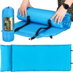 Springos Slaapmat | Zelfopblazend | 186 Cm | Inclusief Hoes & Hoofdkussen | Lichtblauw 35 Springos Slaapmat | Zelfopblazend | 186 Cm | Inclusief Hoes & Hoofdkussen | Lichtblauw -Buiten Kamperen 1200x1180 3