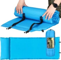 Springos Slaapmat | Zelfopblazend | 186 Cm | Inclusief Hoes & Hoofdkussen | Lichtblauw 38 Springos Slaapmat | Zelfopblazend | 186 Cm | Inclusief Hoes & Hoofdkussen | Lichtblauw -Buiten Kamperen 1200x1180 4