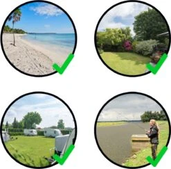 In Round Strandstoel Met Opbergtas – Opvouwbaar / Inklapbaar – Blauw – Campingstoel – Vouwstoel – Visstoel – Strand Stoel / Stoelen – Lichtgewicht Kampeerstoel – Beach Chair – Voor Volwassenen – Outdoor – Camping -Buiten Kamperen 1200x1181 2
