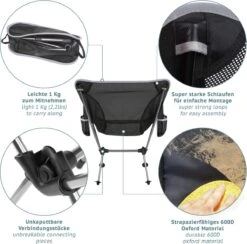 Smartpeas Camping Stoel Van Stevig 600D Polyester En Aluminium - Lichtgewicht En Opvouwbaar - Camping Gadget Inclusief Zijzakken +Plus: Strandmat & Draagtas 8 Smartpeas Camping Stoel Van Stevig 600D Polyester En Aluminium - Lichtgewicht En Opvouwbaar - Camping Gadget Inclusief Zijzakken +Plus: Strandmat & Draagtas -Buiten Kamperen 1200x1186 5