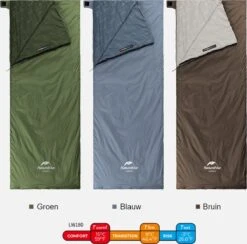 Naturehike® Slaapzak - Lichtgewicht - 190*75cm - Compact - Waterdicht - 3 Seizoenen Slaapzak Lente, Zomer & Herfst - Outdoor - Slaapzakken Volwassen & Kinderen -Buiten Kamperen 1200x1186 9