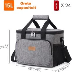 Lunchtas - Koeltas Voor Dames En Heren - Cool Bag - 4 Laags Geïsoleerde Koeltas - Kleine Cooler - Lunch Box - Lunchtas 15 Liter 11 Lunchtas - Koeltas Voor Dames En Heren - Cool Bag - 4 Laags Geïsoleerde Koeltas - Kleine Cooler - Lunch Box - Lunchtas 15 Liter -Buiten Kamperen 1200x1189 14