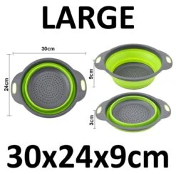 Merkloos Inklapbare Vergiet - Opvouwbaar - Groot - Blauw - Siliconen 13 Merkloos Inklapbare Vergiet - Opvouwbaar - Groot - Blauw - Siliconen -Buiten Kamperen 1200x1189 17