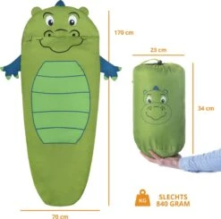 Dutch Mountains Kinderslaapzak Nijlpaard - 170 X 70cm Polyester - Zacht Lichtgewicht – Opberghoes 10 Dutch Mountains Kinderslaapzak Nijlpaard - 170 X 70cm Polyester - Zacht Lichtgewicht – Opberghoes -Buiten Kamperen 1200x1190 11