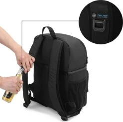 Koeltas Rugzak (28L) - Geschikt Voor 16 Blikjes - Lunchtas Voor Dames En Heren - Zwart 15 Koeltas Rugzak (28L) - Geschikt Voor 16 Blikjes - Lunchtas Voor Dames En Heren - Zwart -Buiten Kamperen 1200x1190 17