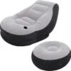 Intex Lounge Stoel - Ultra Lounge - Opblaasbaar - Grijs/zwart