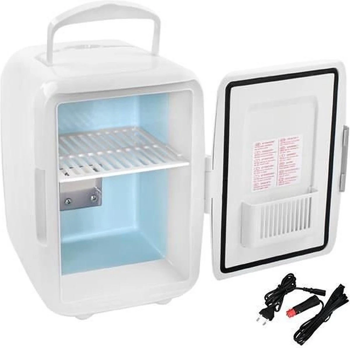 Mobiele Mini Koelkast - Frigobox 220/12 Volt AC/DC Auto/Caravan/Camping - Minibar - Mini Koelkast 4 Liter 5 Mobiele Mini Koelkast - Frigobox 220/12 Volt AC/DC Auto/Caravan/Camping - Minibar - Mini Koelkast 4 Liter - Afbeelding 5