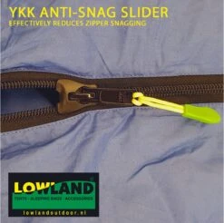 LOWLAND OUTDOOR® Donzen Slaapzak - CC 1 - 200 X 80 Cm - 1725 Gr - 0°C - Katoen -Buiten Kamperen 1200x1196 13