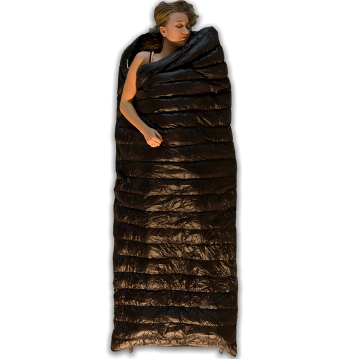 LOWLAND OUTDOOR® Ultra Compact Blanket - Donzen Slaapzak - Gewicht 495g - 210x80 Cm - Comfort Temperatuur +8°C 9 LOWLAND OUTDOOR® Ultra Compact Blanket - Donzen Slaapzak - Gewicht 495g - 210x80 Cm - Comfort Temperatuur +8°C - Afbeelding 9