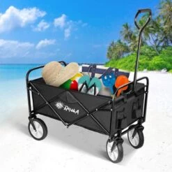 Rijoka Opvouwbare Bolderkar Mét Harde Bodem | Zwart 14 Rijoka Opvouwbare Bolderkar Mét Harde Bodem | Zwart -Buiten Kamperen 1200x1197 14