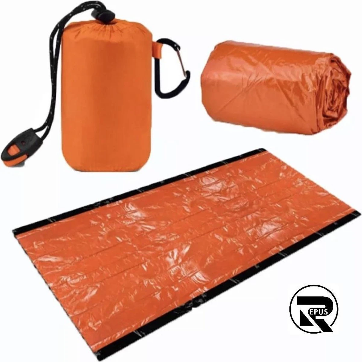 REPUS Nood Slaapzak | Life Bivy | Travel Safe |Lichtgewicht Slaapzak | Bivakzak | Extreme Light |Camperen | Outdoor | Camping | Musthave |Slaapzak | Wandelen | Tent | Reizen | Roadtrip | 2 REPUS Nood Slaapzak | Life Bivy | Travel Safe |Lichtgewicht Slaapzak | Bivakzak | Extreme Light |Camperen | Outdoor | Camping | Musthave |Slaapzak | Wandelen | Tent | Reizen | Roadtrip | - Afbeelding 2