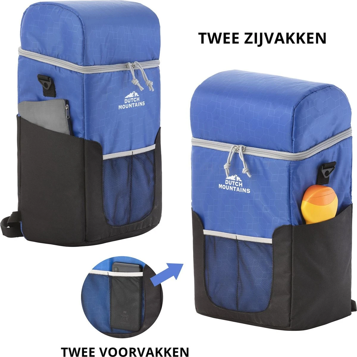 Dutch Mountains Koeltas Rugzak | Cooler Backpack 20 Liter | Picknicktas | Lunchtas | Koelrugzak | Strandtas | Blauw 2 Dutch Mountains Koeltas Rugzak | Cooler Backpack 20 Liter | Picknicktas | Lunchtas | Koelrugzak | Strandtas | Blauw - Afbeelding 2