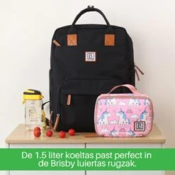 Brisby 4 Laags Geïsoleerde Koeltas - Lunchtas 1.5 Liter - Roze Eenhoorn -Buiten Kamperen 1200x1198 25