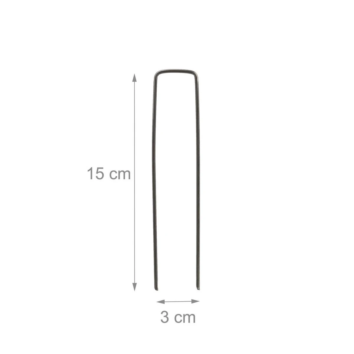 Relaxdays 100x Gronddoekpen - Grondanker - Haring - Gronddoekhaak - Grondhaken - 2mm 7 Relaxdays 100x Gronddoekpen - Grondanker - Haring - Gronddoekhaak - Grondhaken - 2mm - Afbeelding 7