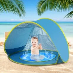 Seidon Strandtent Baby - Pop Up Tent - UV Bescherming - Baby En Kind - Waterdicht - Zwembadje - UV Bescherming -Buiten Kamperen 1200x1200 1114