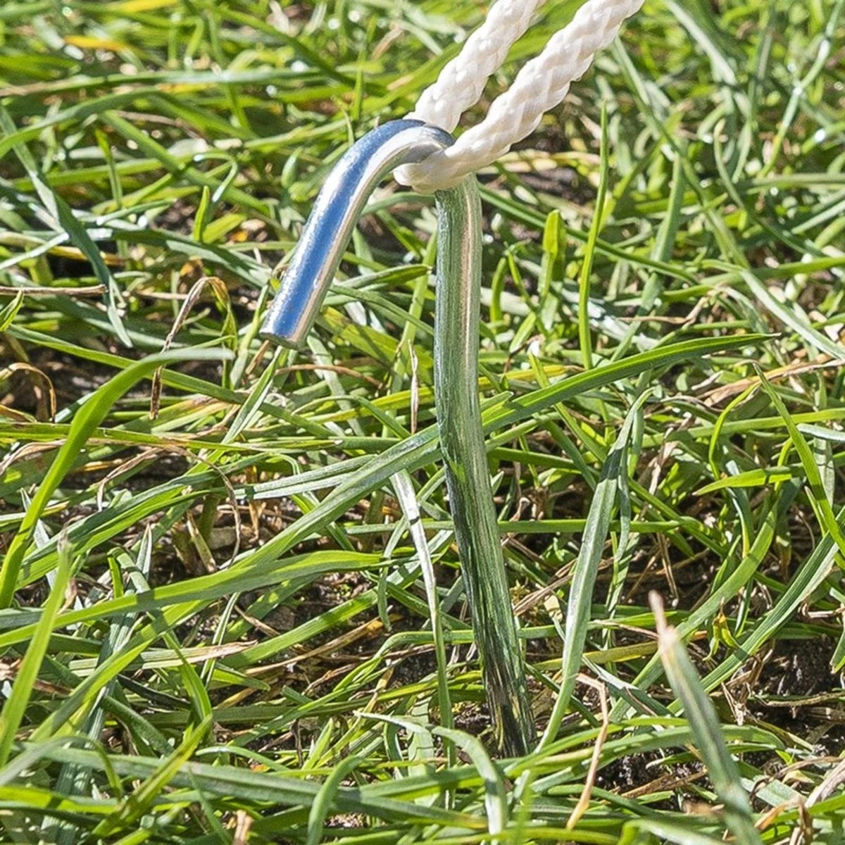 PROPLUS 10x Stuks Grondpennen/tentharingen Metaal Halfrond 30 Cm - Kampeer Artikelen Voor Tent Of Windscherm 3 PROPLUS 10x Stuks Grondpennen/tentharingen Metaal Halfrond 30 Cm - Kampeer Artikelen Voor Tent Of Windscherm - Afbeelding 3