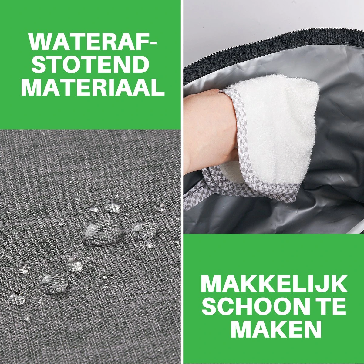 Brisby 4 Laags Geïsoleerde Koeltas - Boodschappentas 21 Liter - Grijs 7 Brisby 4 Laags Geïsoleerde Koeltas - Boodschappentas 21 Liter - Grijs - Afbeelding 7