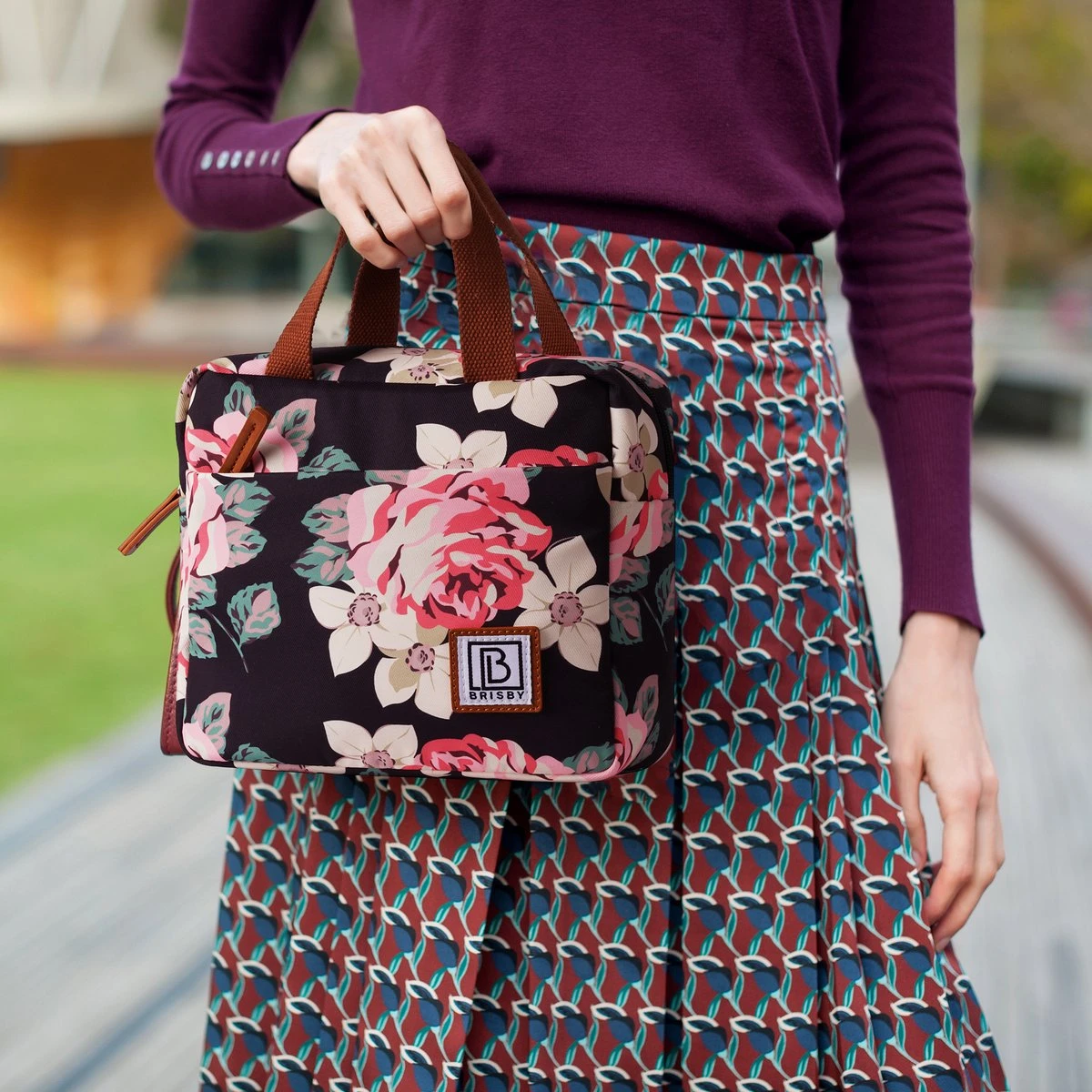 Brisby 4 Laags Geïsoleerde Koeltas - Lunchtas 4 Liter - Bloemetjes 4 Brisby 4 Laags Geïsoleerde Koeltas - Lunchtas 4 Liter - Bloemetjes - Afbeelding 4