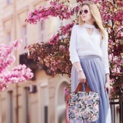 Brisby 4 Laags Geïsoleerde Koeltas - Lunchtas 7 Liter - Bloemetjes Wit -Buiten Kamperen 1200x1200 1333