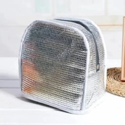 Lunch Bag - Zwart/Wit | Koeltas | Polyester / Nylon | 23x15x20 Cm | Fashion Favorite -Buiten Kamperen 1200x1200 1363