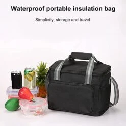 IBright Koeltas Opvouwbaar 15 Liter - 4 Laags Geïsoleerde Lunchtas - Waterdicht - Zwart 11 IBright Koeltas Opvouwbaar 15 Liter - 4 Laags Geïsoleerde Lunchtas - Waterdicht - Zwart -Buiten Kamperen 1200x1200 1371