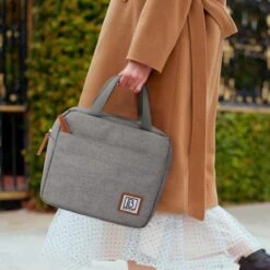 Brisby 4 Laags Geïsoleerde Koeltas - Lunchtas 4 Liter - Lichtgrijs -Buiten Kamperen 1200x1200 1405