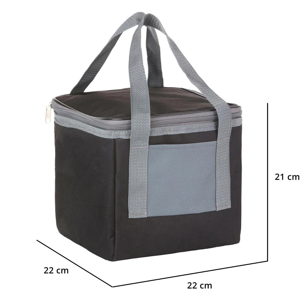 Basis Sterke Koeltas Set - 25 + 10 Liter - Lunchtas - Geïsoleerde Koeltassen - Picknicktas - Coolerbag - Zwart 4 Basis Sterke Koeltas Set - 25 + 10 Liter - Lunchtas - Geïsoleerde Koeltassen - Picknicktas - Coolerbag - Zwart - Afbeelding 4