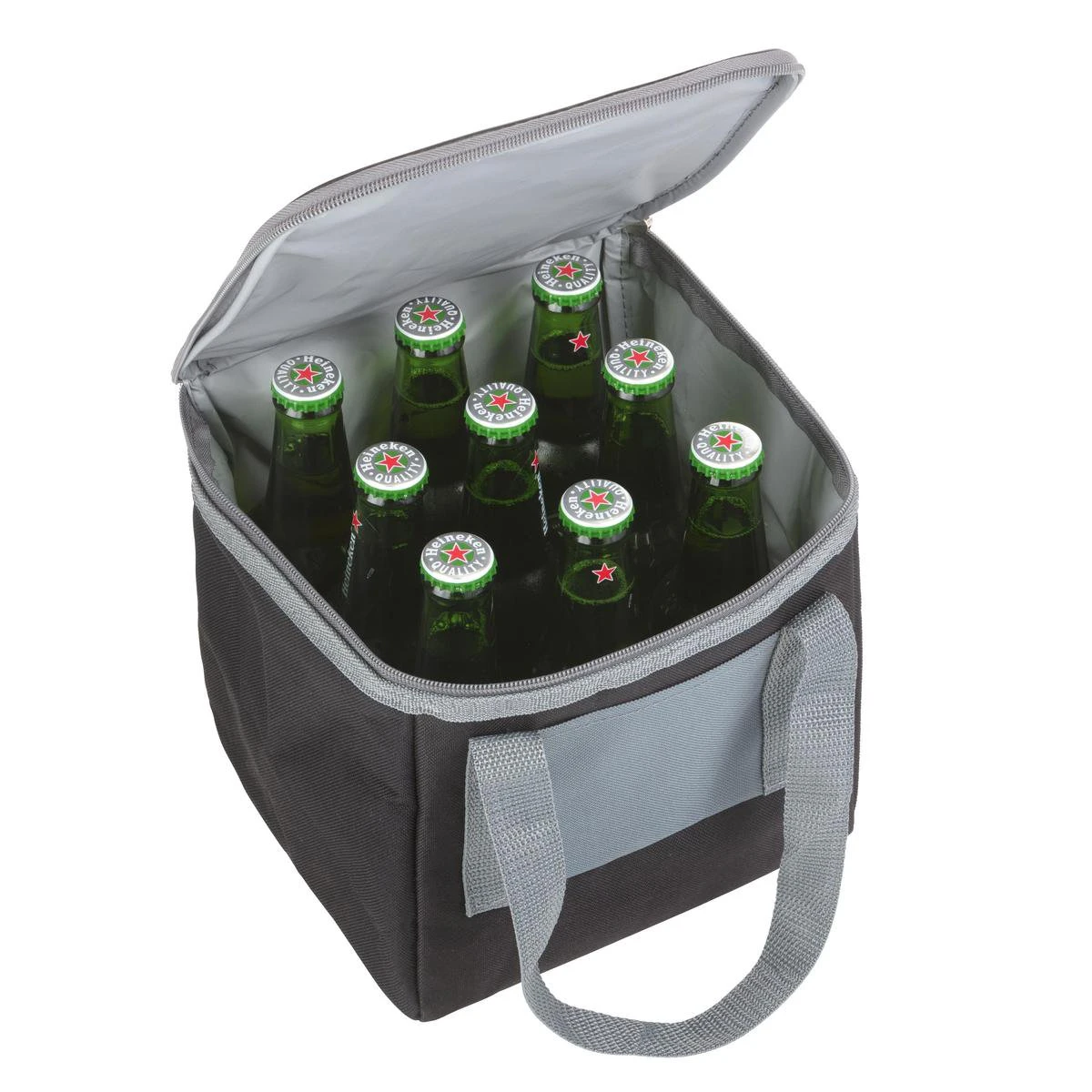 Basis Sterke Koeltas Set - 25 + 10 Liter - Lunchtas - Geïsoleerde Koeltassen - Picknicktas - Coolerbag - Zwart 9 Basis Sterke Koeltas Set - 25 + 10 Liter - Lunchtas - Geïsoleerde Koeltassen - Picknicktas - Coolerbag - Zwart - Afbeelding 9