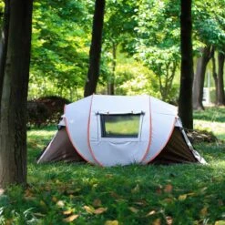 Fly Lab Luxe Pop Up Tent - Kampeer Tent - Grijs/Oranje - 4 Persoons 16 Fly Lab Luxe Pop Up Tent - Kampeer Tent - Grijs/Oranje - 4 Persoons -Buiten Kamperen 1200x1200 143