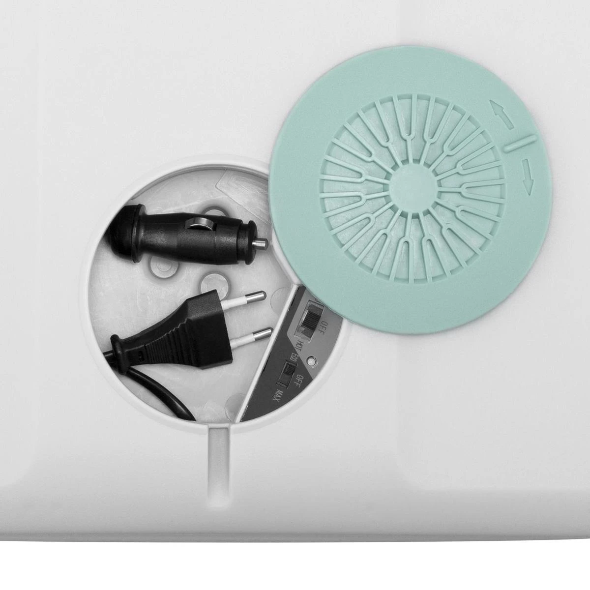 Tristar KB-7640 Koelbox 40 Liter - Koelbox Elektrisch - 12v Autolader En 230v Stopcontact - Koelt & Verwarmt - Groen 11 Tristar KB-7640 Koelbox 40 Liter - Koelbox Elektrisch - 12v Autolader En 230v Stopcontact - Koelt & Verwarmt - Groen - Afbeelding 11