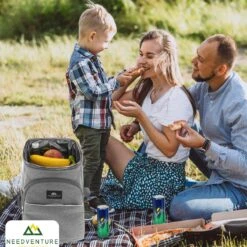 Needventure Koeltas - Lunchtas - Koelrugtas - Picknicktas - 20 Liter - Flessenhouder - Bieropener - Grijs -Buiten Kamperen 1200x1200 1485