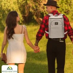 Needventure Koeltas - Lunchtas - Koelrugtas - Picknicktas - 20 Liter - Flessenhouder - Bieropener - Grijs -Buiten Kamperen 1200x1200 1491