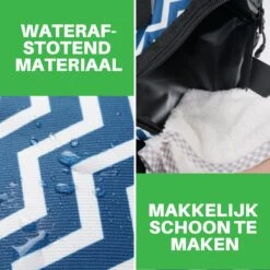 Brisby 4 Laags Geïsoleerde Koeltas - Lunchtas 10 Liter - Zigzag Blauw -Buiten Kamperen 1200x1200 1526