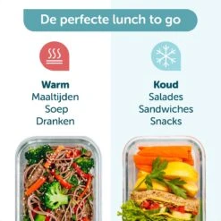 ForDig Lunchtas Zwart - Koeltas Gemaakt Van 600D Polyester Met PEVA-Voering - Ruimte Voor Lunchtrommel / Snacks / Blikjes - Koel Tas Met Mesh Opbergruimtes En Ruimte Voor Bestek - Lunch Tas Cool Bag - Coolerbag - Kleine Cooler -Buiten Kamperen 1200x1200 1563