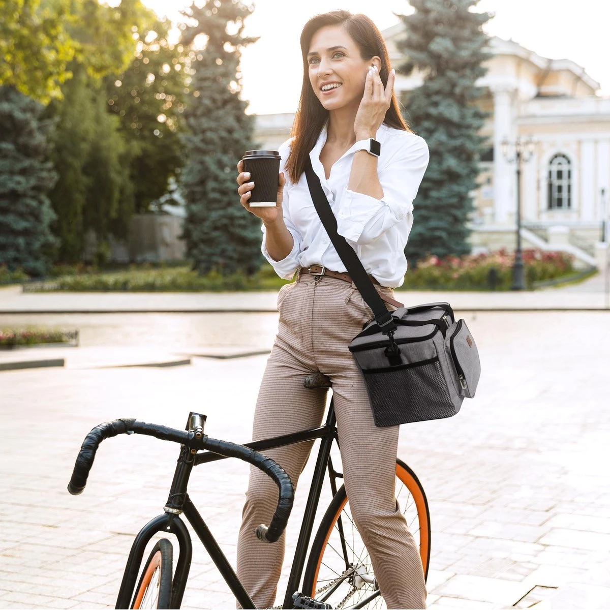 Packaway 4 Laags Geïsoleerde Koeltas - Lunchtas 15 Liter - Grijs 5 Packaway 4 Laags Geïsoleerde Koeltas - Lunchtas 15 Liter - Grijs - Afbeelding 5
