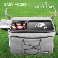 Bomoe Opvouwbare Koeltas IceBreezer KT43 - Koelbox Voor Onderweg - 43x32x28 Cm - 45 Liter - Picknicktas Perfect Voor Barbecues Of Festivals -Buiten Kamperen 1200x1200 1590