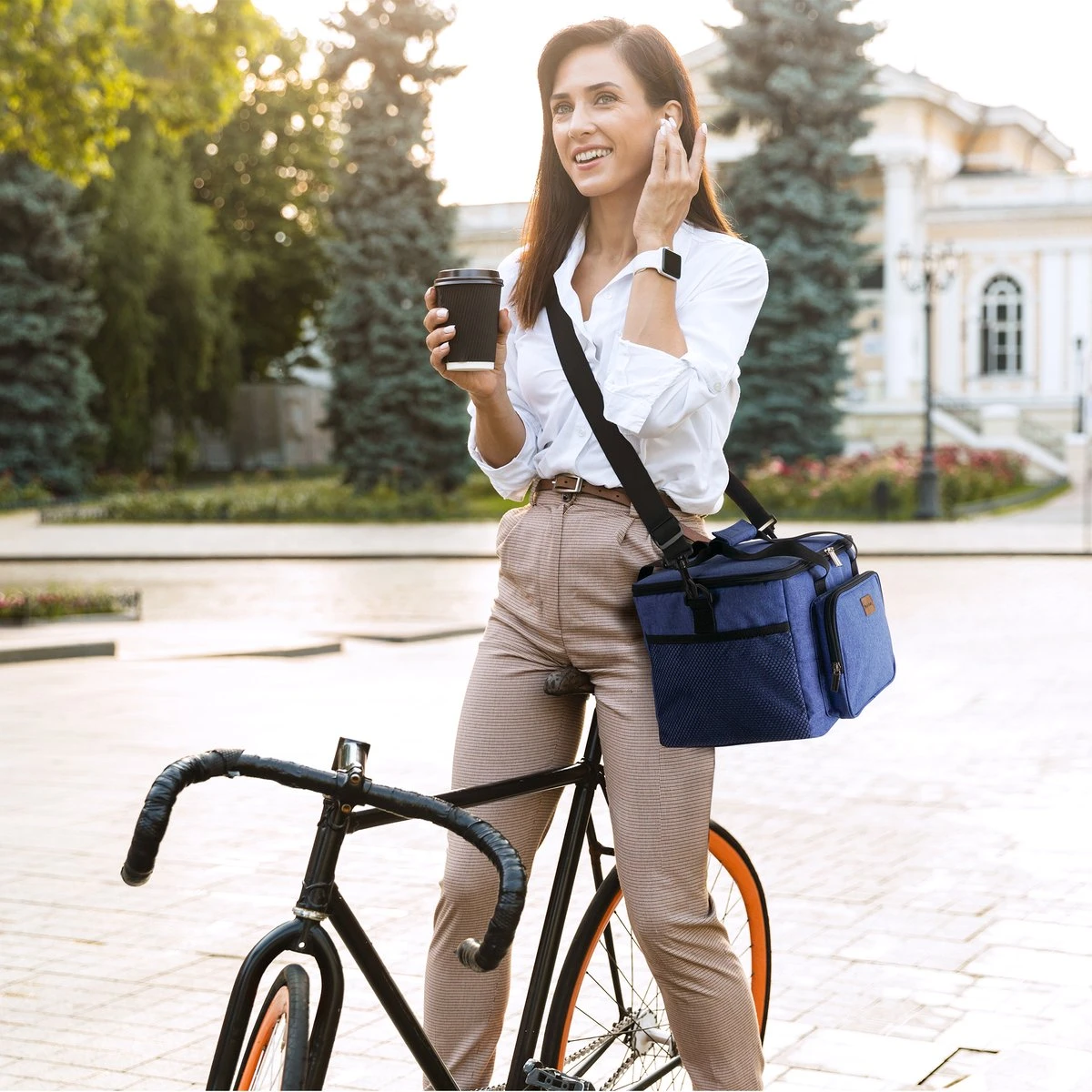 Packaway 4 Laags Geïsoleerde Koeltas - Lunchtas 15 Liter - Blauw 3 Packaway 4 Laags Geïsoleerde Koeltas - Lunchtas 15 Liter - Blauw - Afbeelding 3