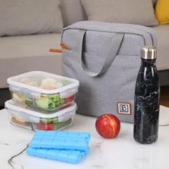 Brisby 4 Laags Geïsoleerde Koeltas - Lunchtas 7 Liter - Lichtgrijs -Buiten Kamperen 1200x1200 1681