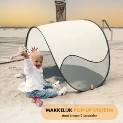 Deryan Luxe Pop Up Strandtent - Anti-UV 50+ - Cream -Buiten Kamperen 1200x1200 169