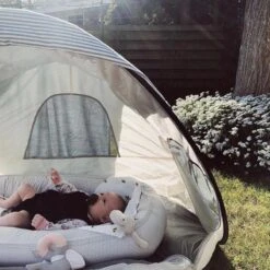 Deryan Luxe Pop Up Strandtent - Anti-UV 50+ - Cream -Buiten Kamperen 1200x1200 171