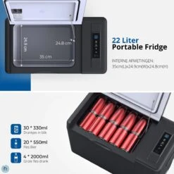 Elektrische Koelbox 12v 230 Volt - Coolbox 45 DB - Hybride Koelbox Voor Auto En Stopcontact -22 Tot +25 Graden - 22 Liter -Buiten Kamperen 1200x1200 1738