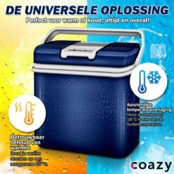 Coazy Koelbox 24L Elektrisch 12v 230 Volt - Met ECO Modus Voor Auto & Camping - Elektrische Frigobox Klein - Verkoelt En Verwarmt - Eco Modus - MiniBar - Electrische Mini Koelkast -Buiten Kamperen 1200x1200 1753