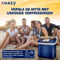 Coazy Koelbox 24L Elektrisch 12v 230 Volt - Met ECO Modus Voor Auto & Camping - Elektrische Frigobox Klein - Verkoelt En Verwarmt - Eco Modus - MiniBar - Electrische Mini Koelkast -Buiten Kamperen 1200x1200 1756